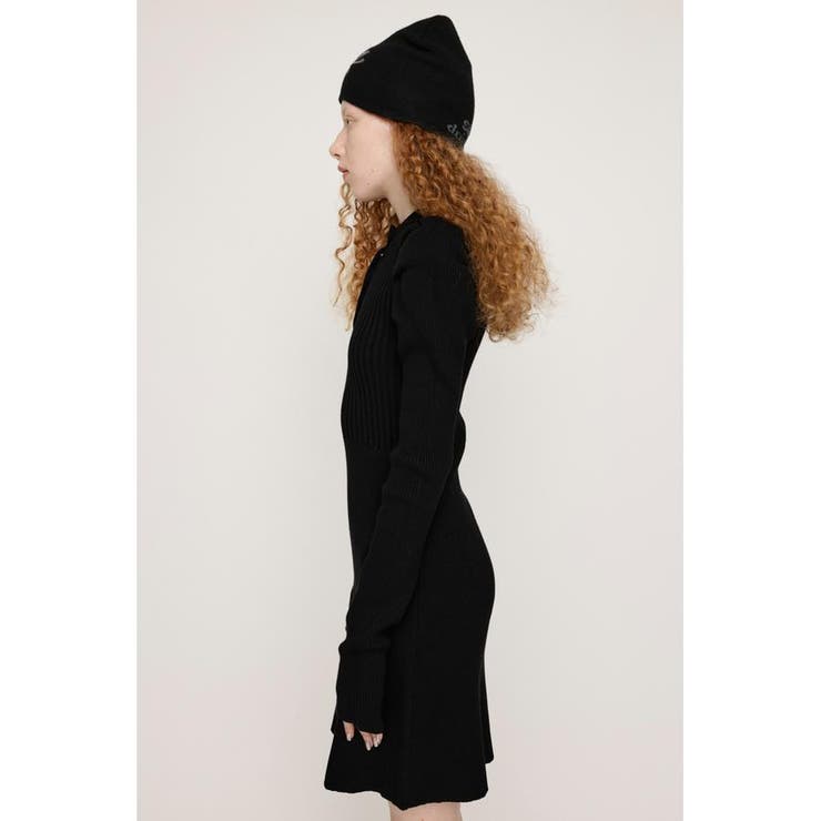 TUCK SLEEVE FLARE KNIT ショートワンピース | SLY OUTLET | 詳細画像10 