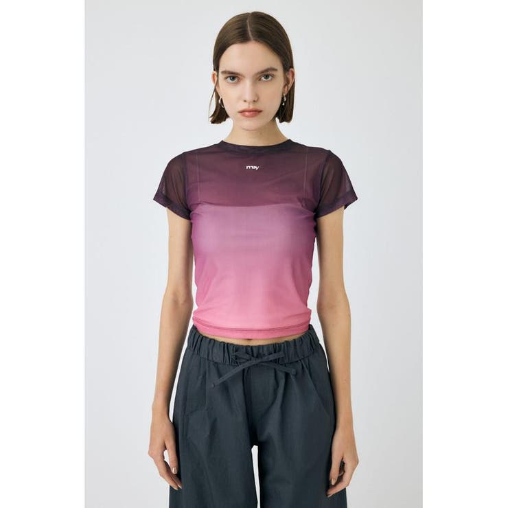 GRADATION シアー TEE | MOUSSY OUTLET | 詳細画像6 