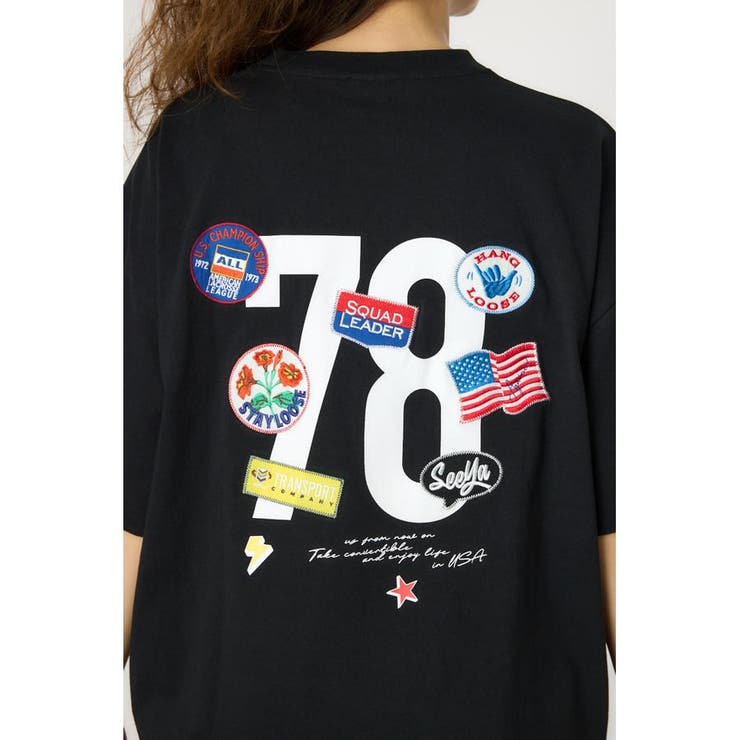 PATCH CLOTH Tシャツ[品番：BJLW0030095]｜RODEO CROWNS WIDE