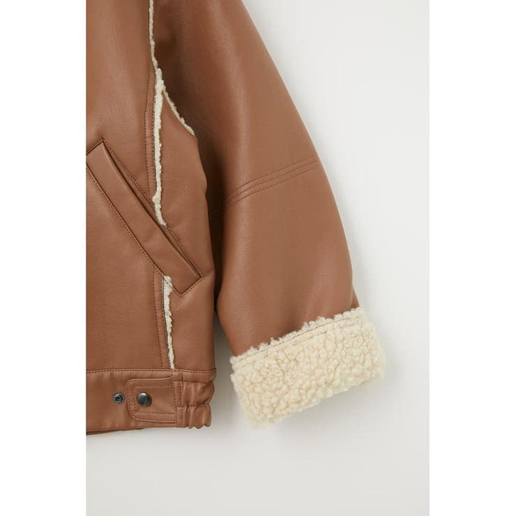 FAUX LEATHER BONDING ジャケット[品番：BJLW0019786]｜MOUSSY  OUTLET（マウジーアウトレット）のレディースファッション通販｜SHOPLIST（ショップリスト）