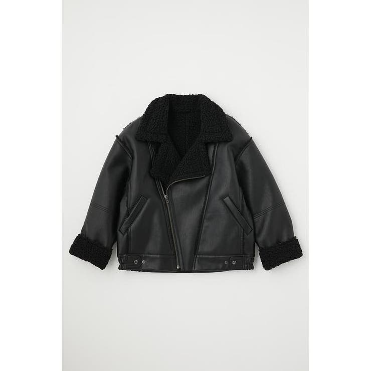 FAUX LEATHER BONDING ジャケット[品番：BJLW0019786]｜MOUSSY  OUTLET（マウジーアウトレット）のレディースファッション通販｜SHOPLIST（ショップリスト）