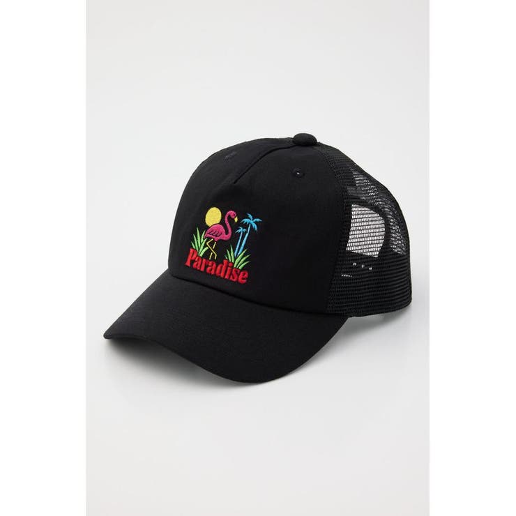 BLK | フラミンゴメッシュCAP | RODEO CROWNS WIDE BOWL