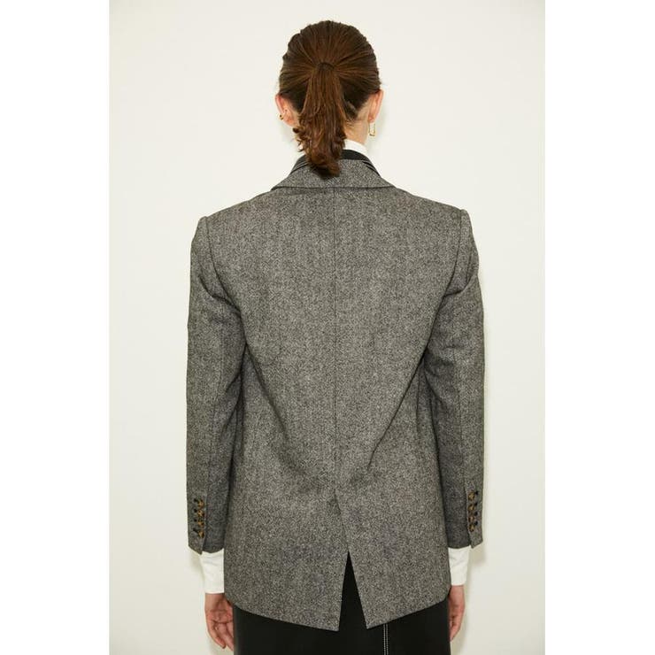 THROW MANNISH BOXY TAILOR ジャケット ブラウン 【】 スライ【THROW 