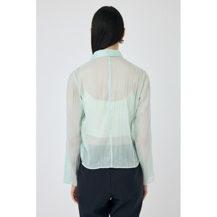 LACY TAPE シアーシャツ | MOUSSY OUTLET | 詳細画像8 