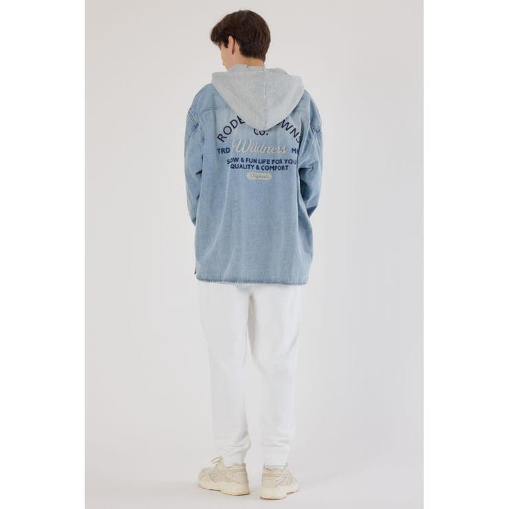 フーデッドデニムシャツジャケット | RODEO CROWNS WIDE BOWL | 詳細画像16 