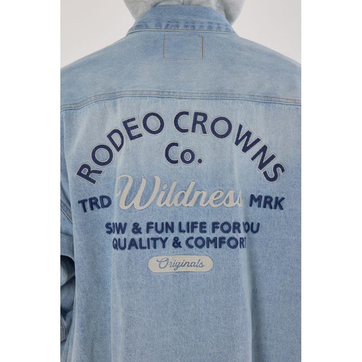 フーデッドデニムシャツジャケット | RODEO CROWNS WIDE BOWL | 詳細画像24 