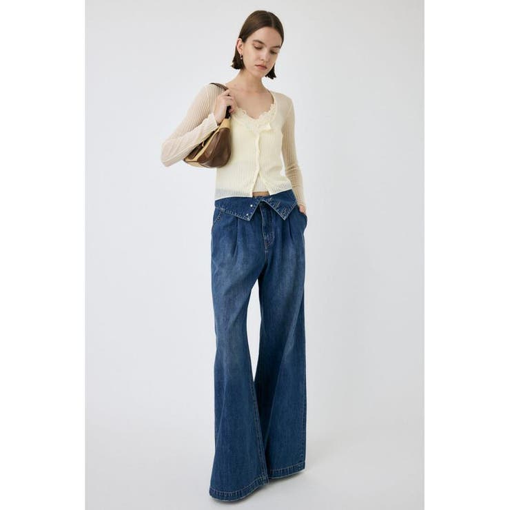 SHEER RIB カーディガン | MOUSSY OUTLET | 詳細画像3 