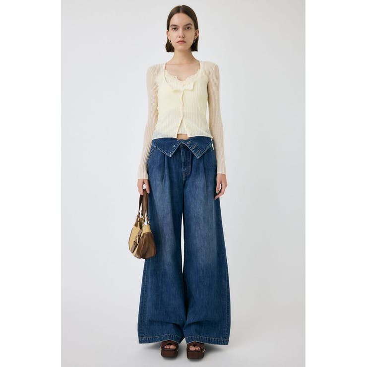 SHEER RIB カーディガン | MOUSSY OUTLET | 詳細画像4 