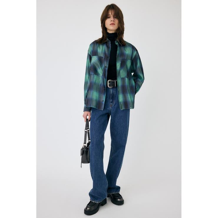 MIX CHECK ルーズシャツ | MOUSSY OUTLET | 詳細画像2 