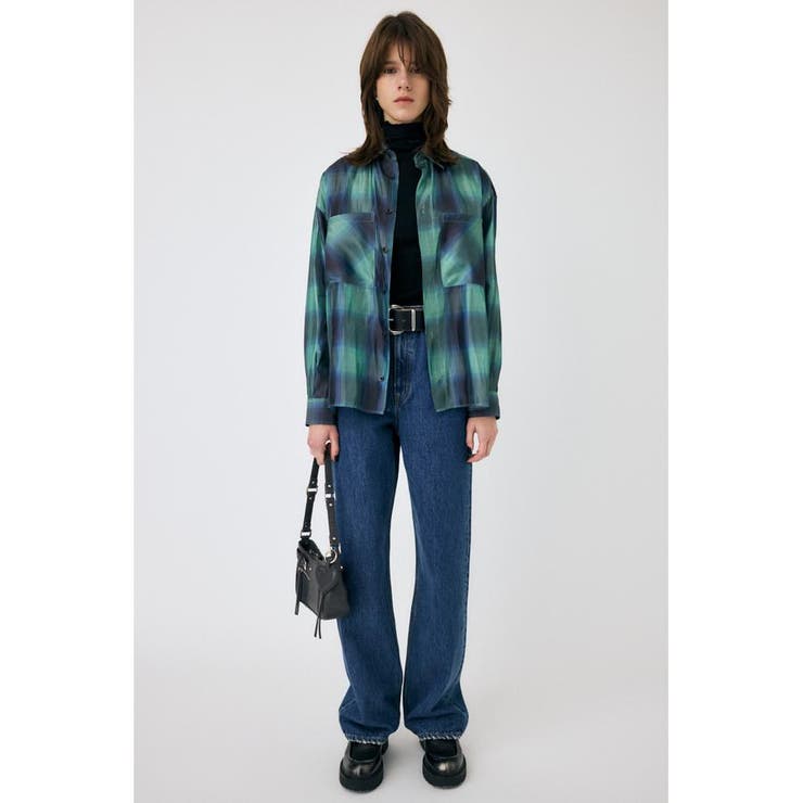 MIX CHECK ルーズシャツ | MOUSSY OUTLET | 詳細画像3 