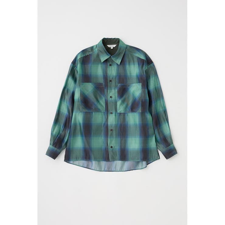MIX CHECK ルーズシャツ | MOUSSY OUTLET | 詳細画像6 