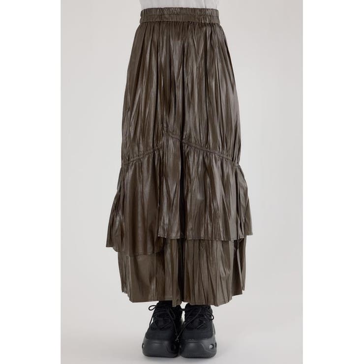 レザーライクフリルティアードスカート | RODEO CROWNS WIDE BOWL | 詳細画像16 