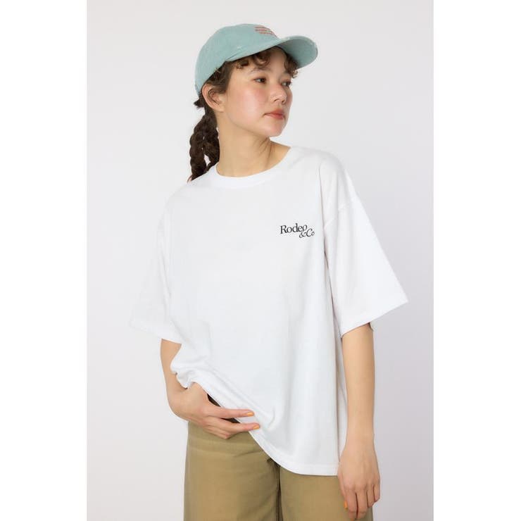 Flower Logo Embroidery Tシャツ[品番：BJLW0029972]｜RODEO