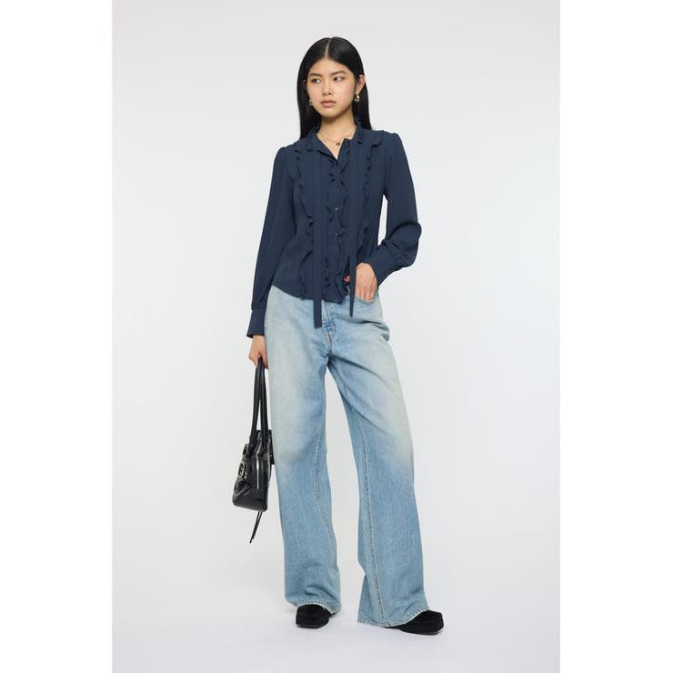 GEORGETTE RUFFLES ブラウス | MOUSSY OUTLET | 詳細画像17 