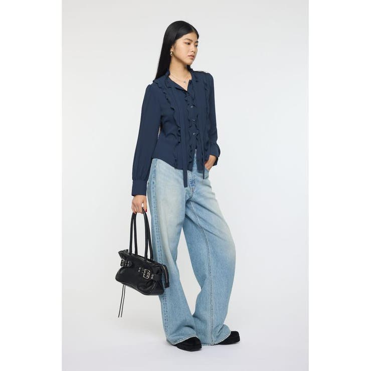 GEORGETTE RUFFLES ブラウス | MOUSSY OUTLET | 詳細画像18 