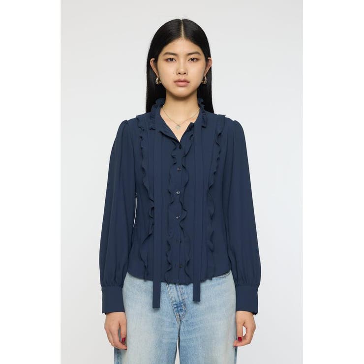 GEORGETTE RUFFLES ブラウス | MOUSSY OUTLET | 詳細画像19 