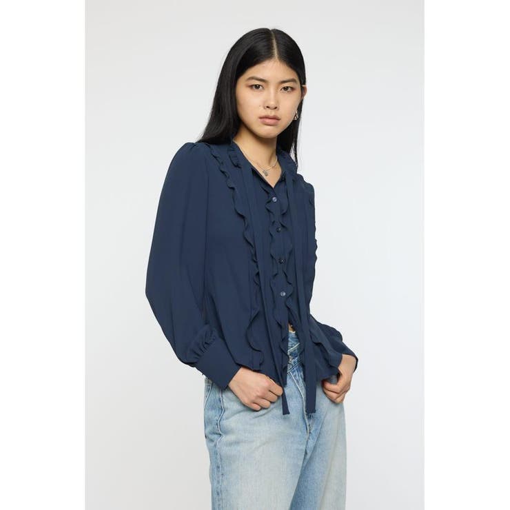 GEORGETTE RUFFLES ブラウス | MOUSSY OUTLET | 詳細画像20 