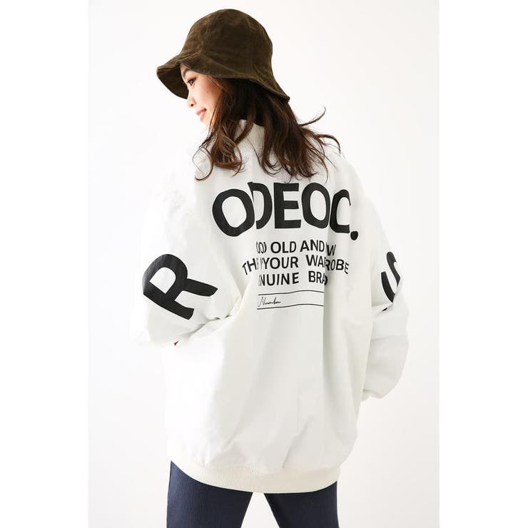 ロデオクラウンズ　ロングナイロンブルゾン　RCWB ロングナイロンブルゾン[品番：BJLW0000750]｜RODEO CROWNS WIDE