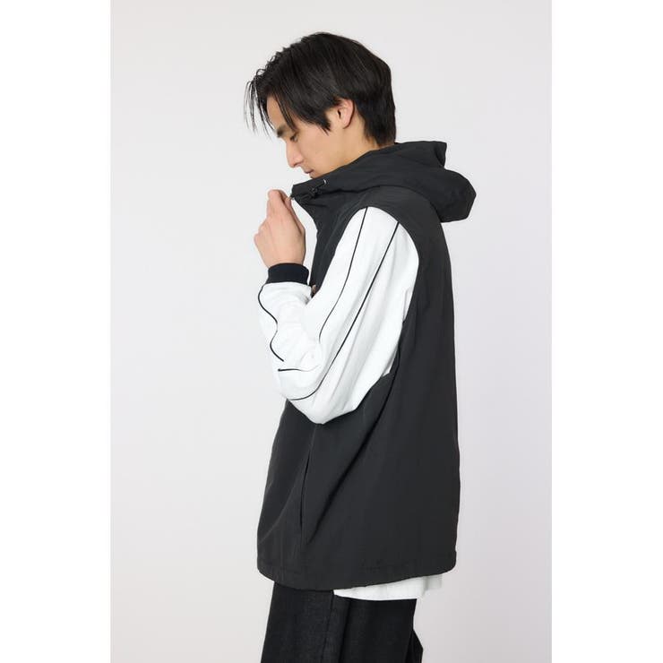 ドロストフーデッドベスト | RODEO CROWNS WIDE BOWL | 詳細画像3 