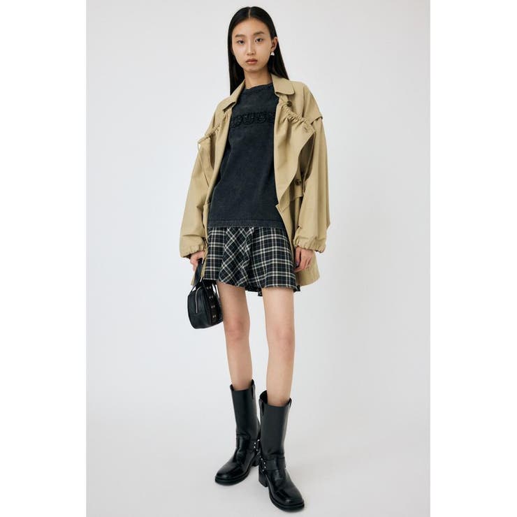 TARTAN ASSYMMETRY ミニスカート | MOUSSY OUTLET | 詳細画像1 
