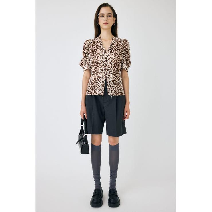 GATHERED SHOULDER ハーフスリーブブラウス | MOUSSY OUTLET | 詳細画像13 
