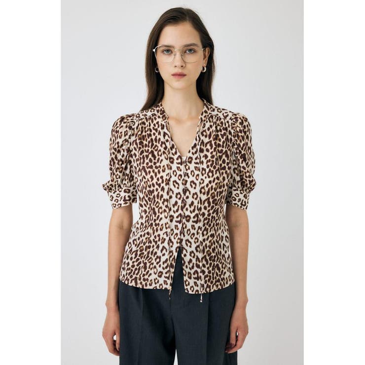 GATHERED SHOULDER ハーフスリーブブラウス | MOUSSY OUTLET | 詳細画像15 