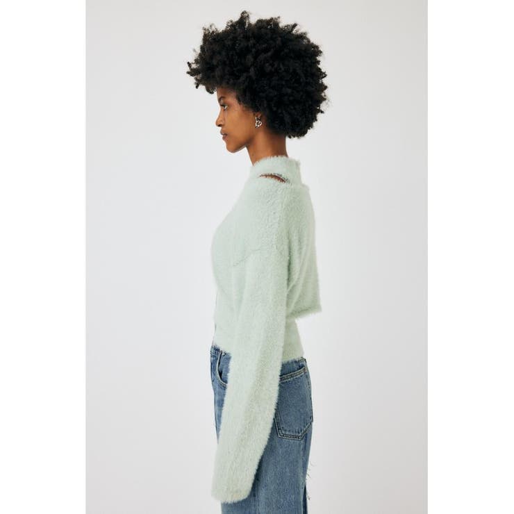 SHAGGY KNIT ボレロ＆タンク | MOUSSY OUTLET | 詳細画像5 