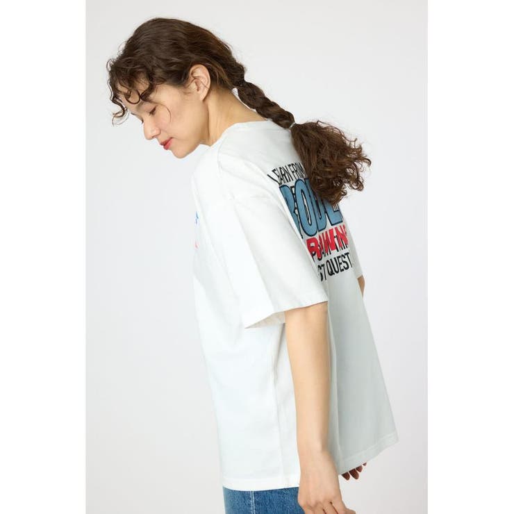 Overlap デニムアップリケTシャツ | RODEO CROWNS WIDE BOWL | 詳細画像2 