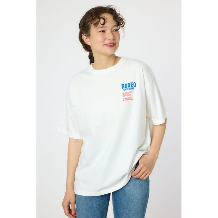 Overlap デニムアップリケTシャツ | RODEO CROWNS WIDE BOWL | 詳細画像3 