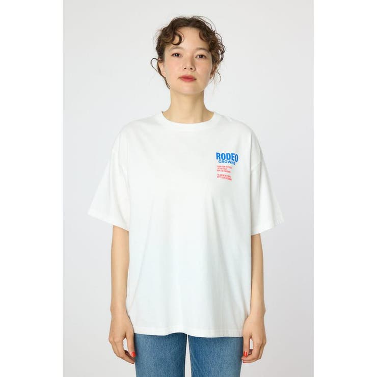 Overlap デニムアップリケTシャツ | RODEO CROWNS WIDE BOWL | 詳細画像7 