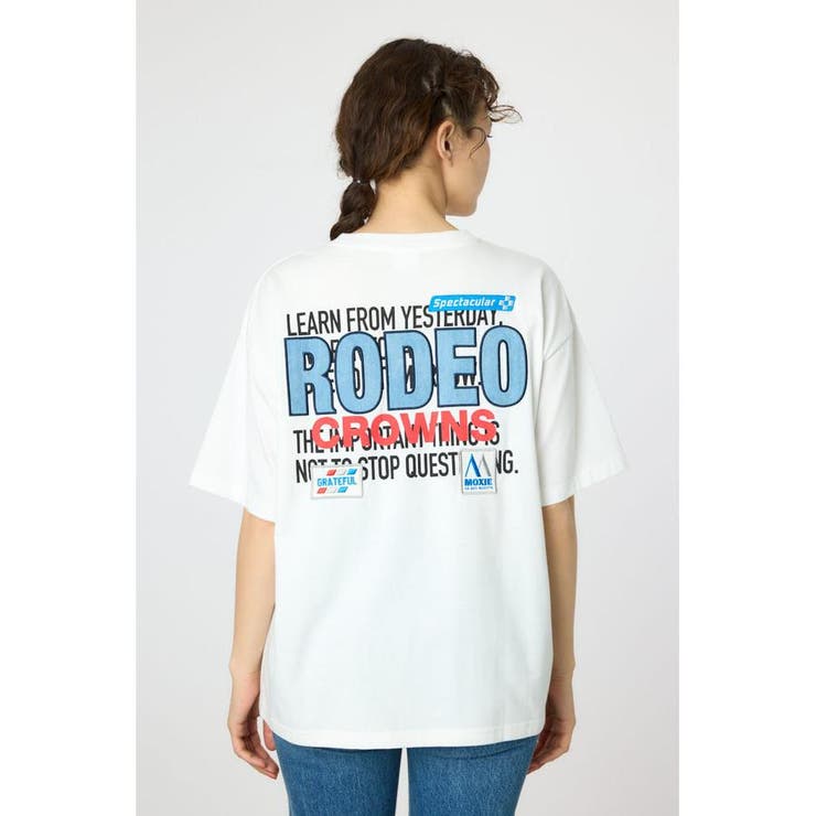 Overlap デニムアップリケTシャツ | RODEO CROWNS WIDE BOWL | 詳細画像9 