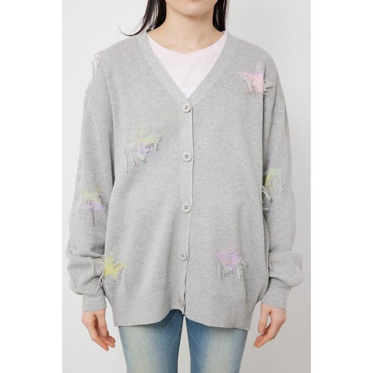 スター柄ニットカーディガン | RODEO CROWNS WIDE BOWL | 詳細画像24 