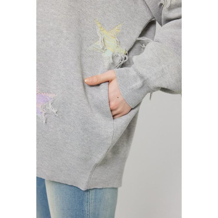 スター柄ニットカーディガン | RODEO CROWNS WIDE BOWL | 詳細画像28 