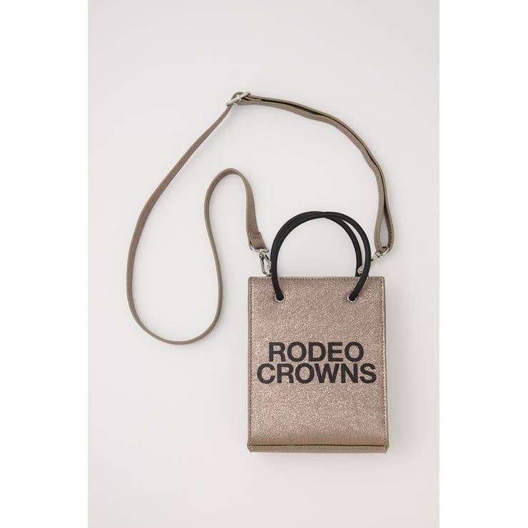 RODEO CROWNS シルバー スマホショルダーバッグ（ショッパースモール  