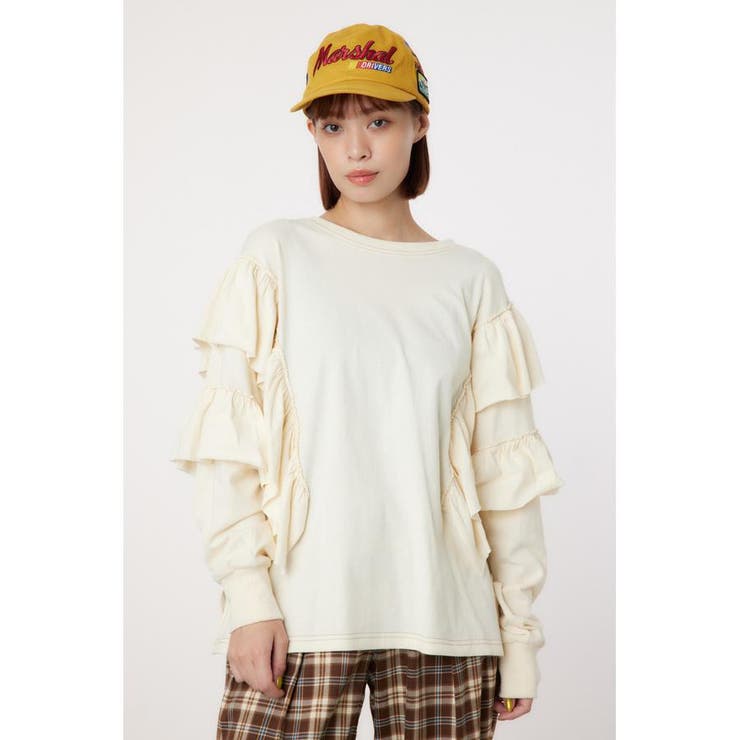 ステッチフリルトップス | RODEO CROWNS WIDE BOWL | 詳細画像1 