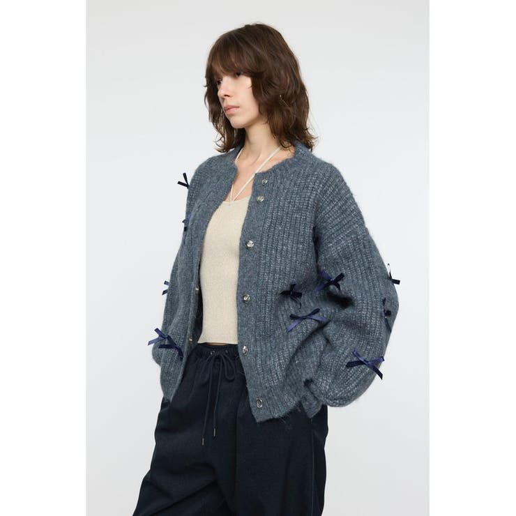 RIBBON FANCY カーディガン | MOUSSY OUTLET | 詳細画像6 