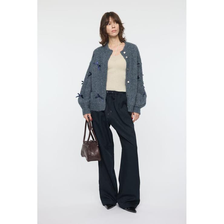 RIBBON FANCY カーディガン | MOUSSY OUTLET | 詳細画像7 