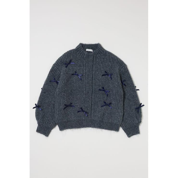 RIBBON FANCY カーディガン | MOUSSY OUTLET | 詳細画像10 
