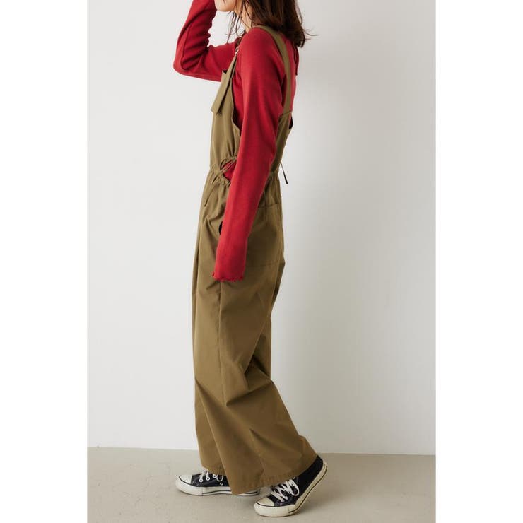 サイドカットシャーリングサロペットパンツ | RODEO CROWNS WIDE BOWL | 詳細画像7 