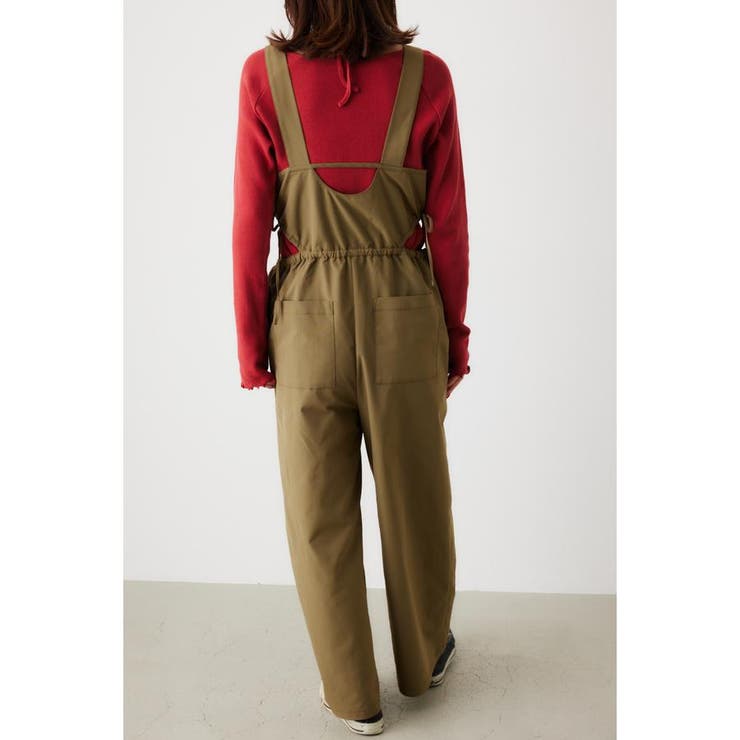 サイドカットシャーリングサロペットパンツ | RODEO CROWNS WIDE BOWL | 詳細画像9 