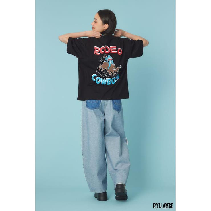 (Ryu Ambe)MOTIF刺繍Tシャツ | RODEO CROWNS WIDE BOWL | 詳細画像23 