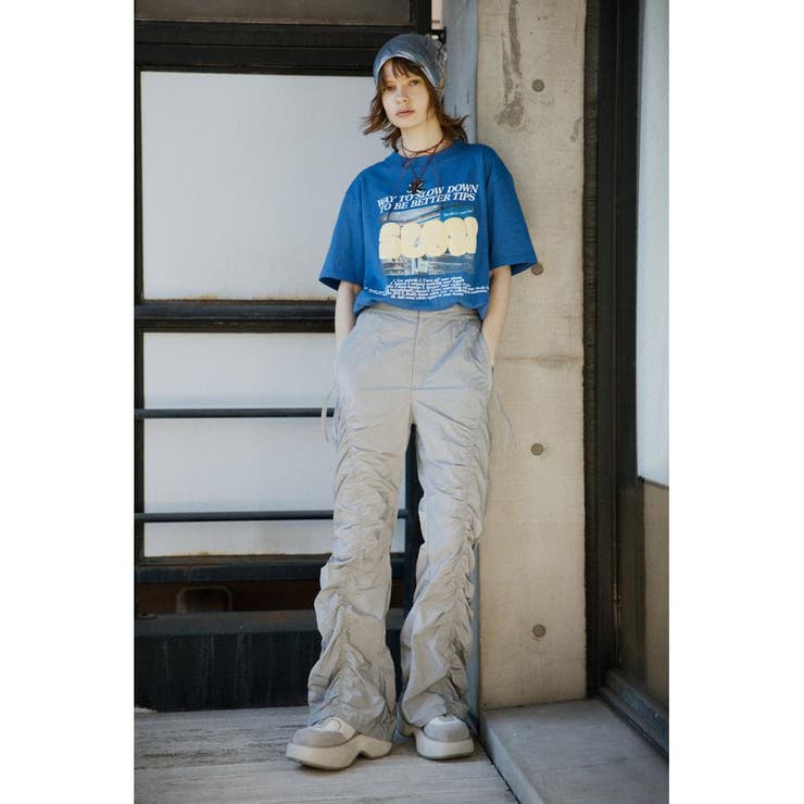 ASYMMETRY GATHER パンツ | SLY OUTLET | 詳細画像15 