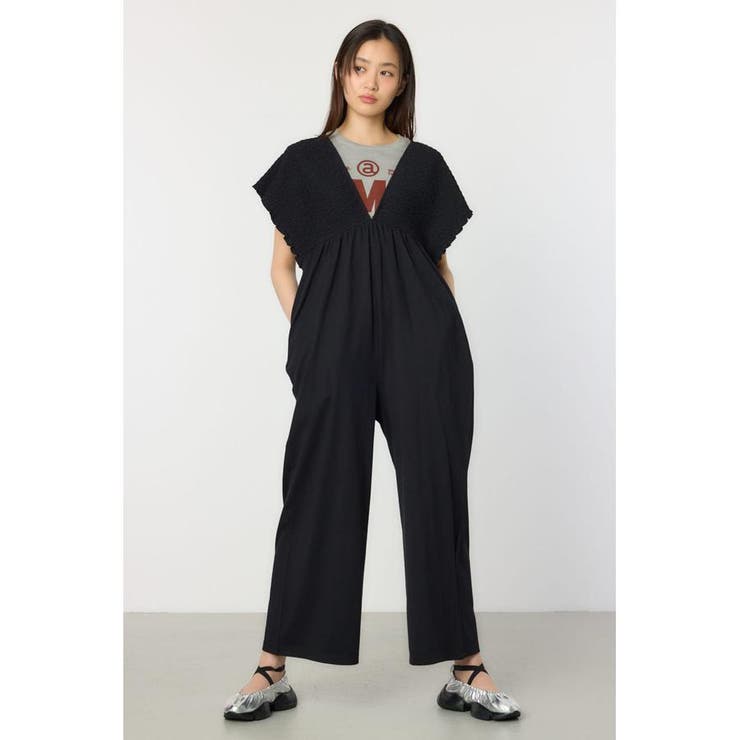 BLK | デザインカットオールインワン | RODEO CROWNS WIDE BOWL