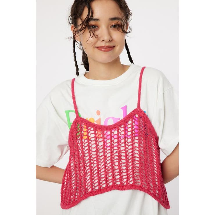 ラメニットメッシュビスチェ | RODEO CROWNS WIDE BOWL | 詳細画像12 