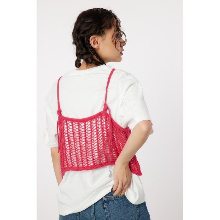 ラメニットメッシュビスチェ | RODEO CROWNS WIDE BOWL | 詳細画像15 