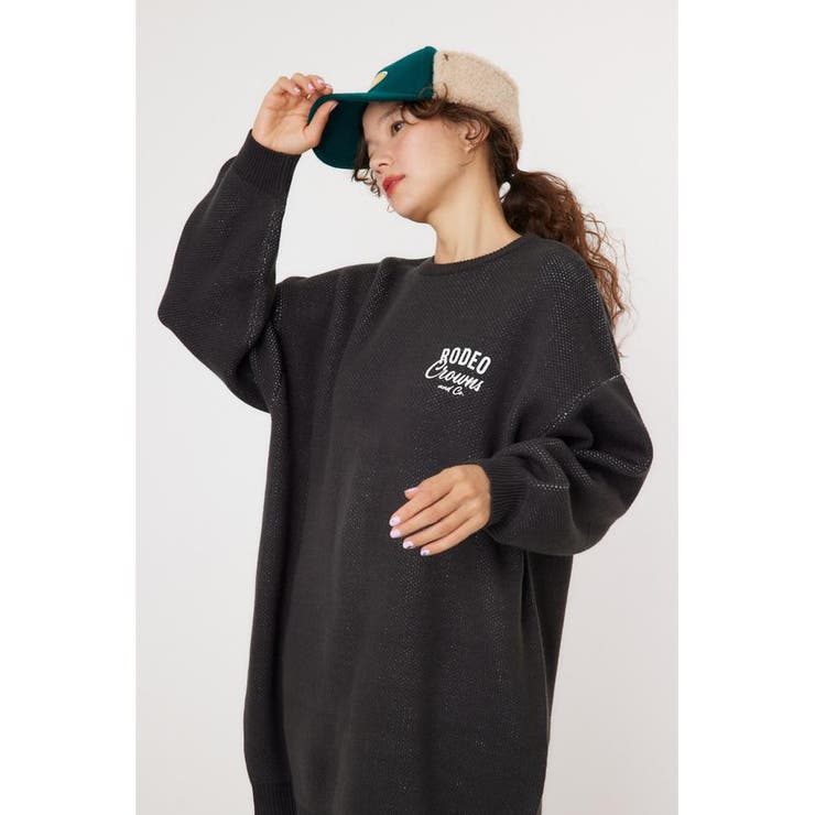COLOR CHAIN ロゴニットワンピース[品番：BJLW0029314]｜RODEO