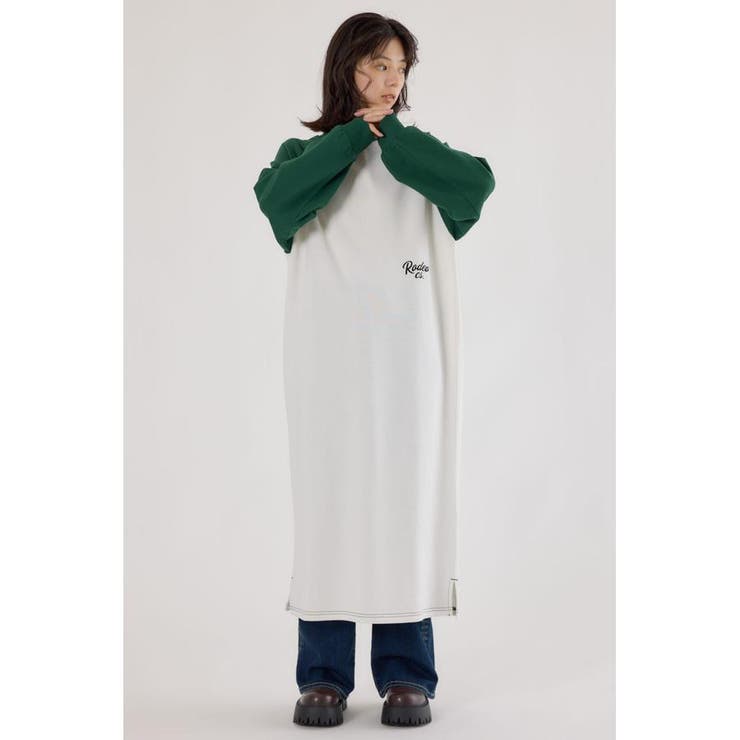 ラグランカラーステッチワンピース | RODEO CROWNS WIDE BOWL | 詳細画像3 