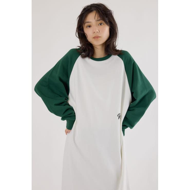 ラグランカラーステッチワンピース | RODEO CROWNS WIDE BOWL | 詳細画像7 