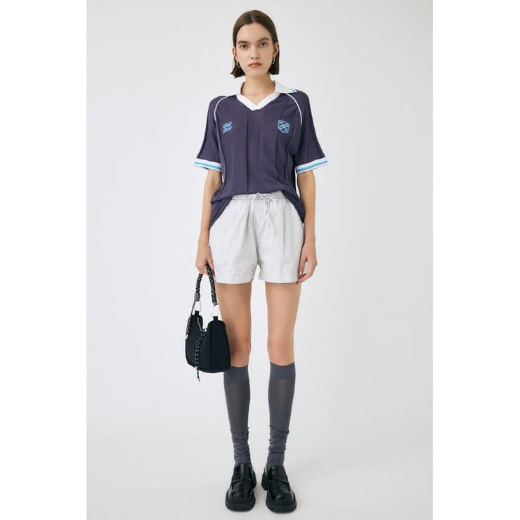 GRY | H/S KNIT GAME シャツ | MOUSSY OUTLET