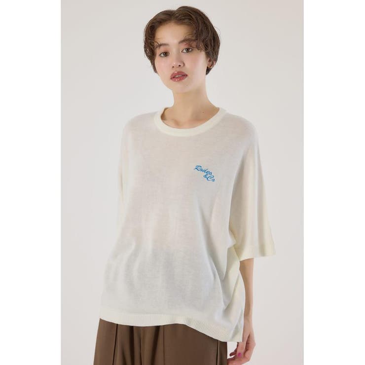 ルーズドルマンニットトップス | RODEO CROWNS WIDE BOWL | 詳細画像1 